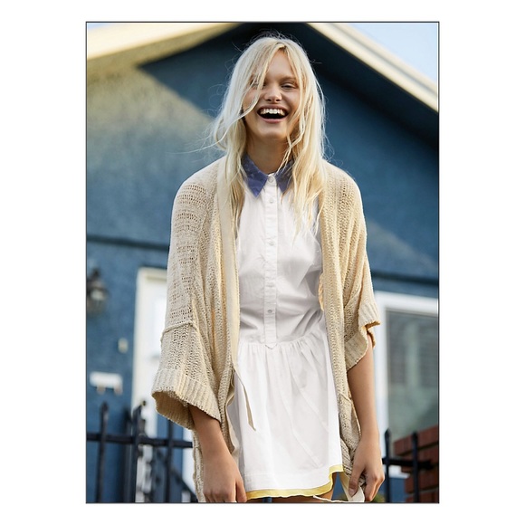 Free People Black Beach House Brunch Cardigan - Picture 4 of 4